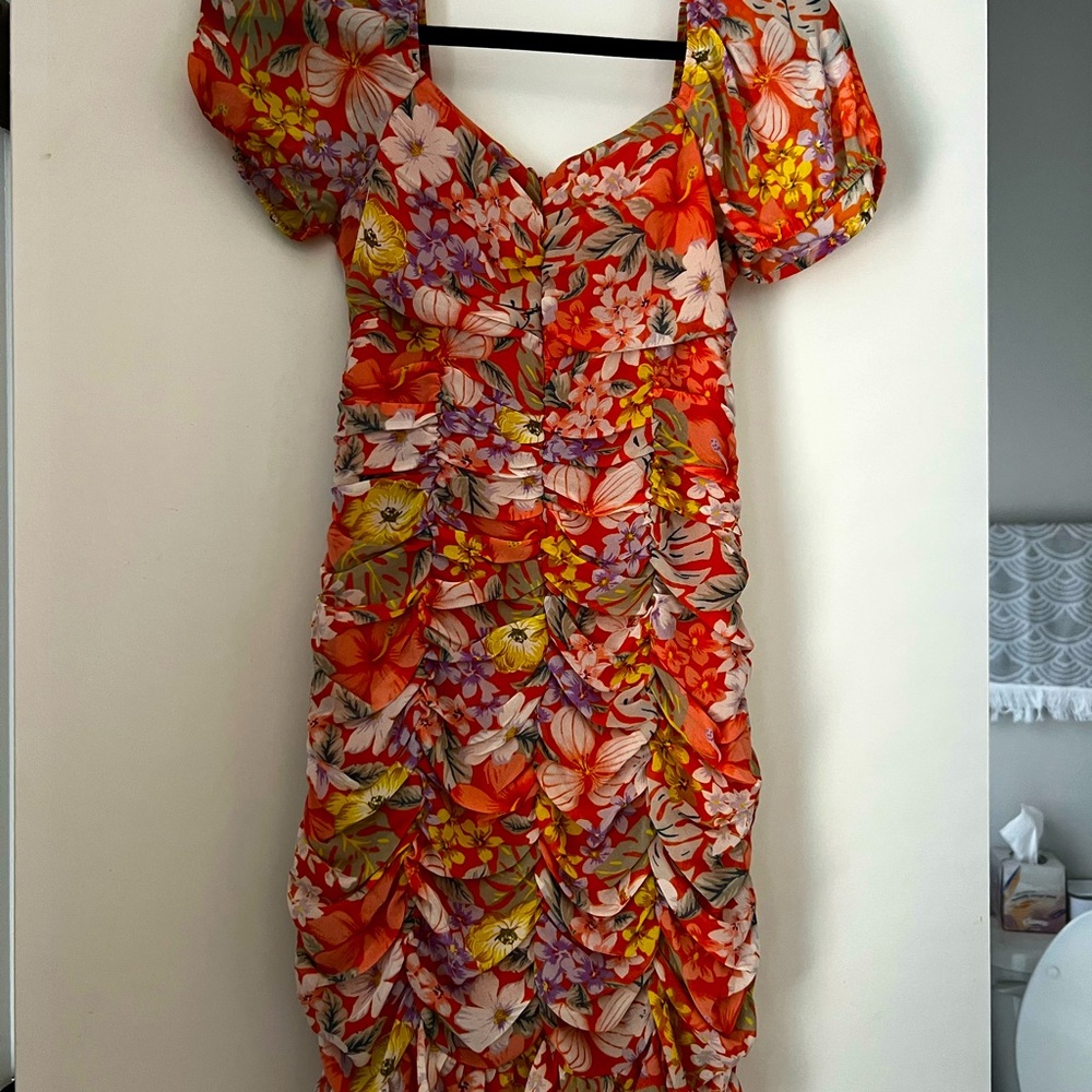 Floral mini dress